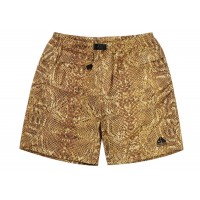 Supreme Nike ACG Nylon Trail Short Gold Snakeskin