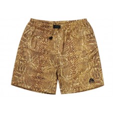 Supreme Nike ACG Nylon Trail Short Gold Snakeskin