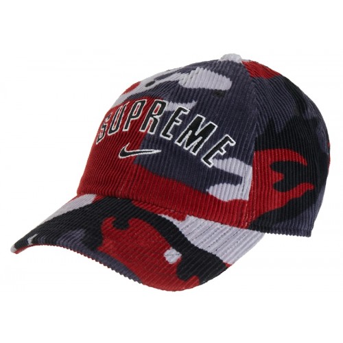 Supreme Nike Arc Corduroy 6-Panel Red Camo