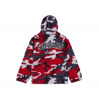 Supreme Nike Arc Corduroy Hooded Jacket Red Camo