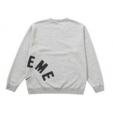 Supreme Nike Arc Crewneck Heather Grey