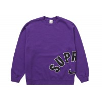 Supreme Nike Arc Crewneck Purple