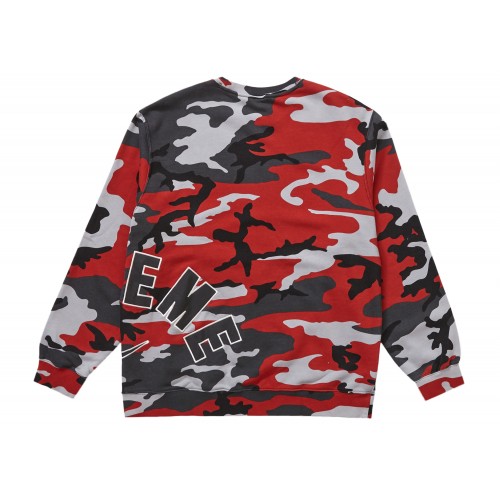 Оригинальный шмот Supreme Nike Arc Crewneck Red Camo