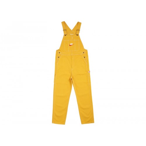 Supreme Nike Cotton Twill Overalls Mustard
