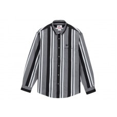 Supreme Nike Cotton Twill Shirt Black Stripe