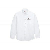 Supreme Nike Cotton Twill Shirt White