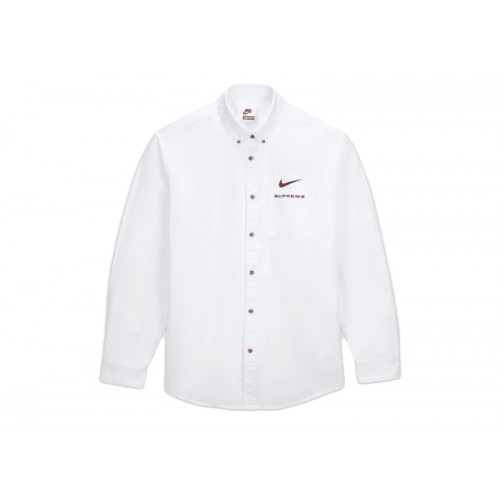 Supreme Nike Cotton Twill Shirt White