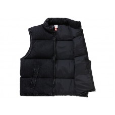 Supreme Nike Denim Puffer Vest Black