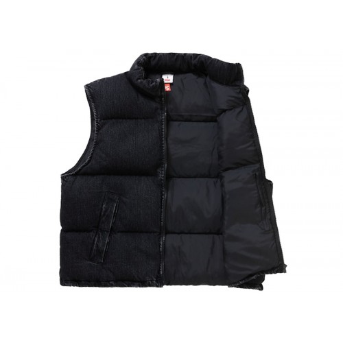 Оригинальный шмот Supreme Nike Denim Puffer Vest Black