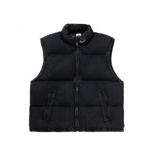 Supreme Nike Denim Puffer Vest Black