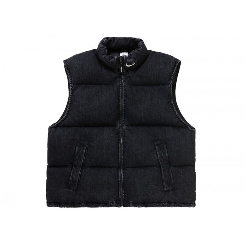 Оригинальный шмот Supreme Nike Denim Puffer Vest Black