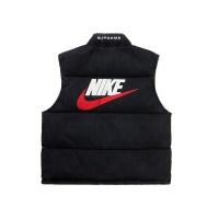 Supreme Nike Denim Puffer Vest Black