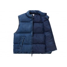Supreme Nike Denim Puffer Vest Indigo