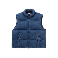 Supreme Nike Denim Puffer Vest Indigo