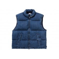 Supreme Nike Denim Puffer Vest Indigo