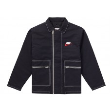 Supreme Nike Double Zip Quilted Work Jacket Black