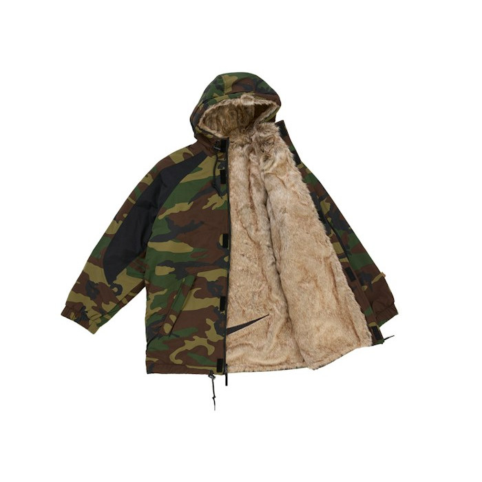 Парка Supreme Nike Faux Fur Reversible Parka Camo Парка Supreme Nike Faux Fur Reversible Parka Camo