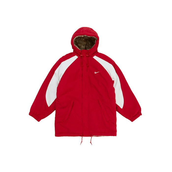 Парка Supreme Nike Faux Fur Reversible Parka Red Парка Supreme Nike Faux Fur Reversible Parka Red
