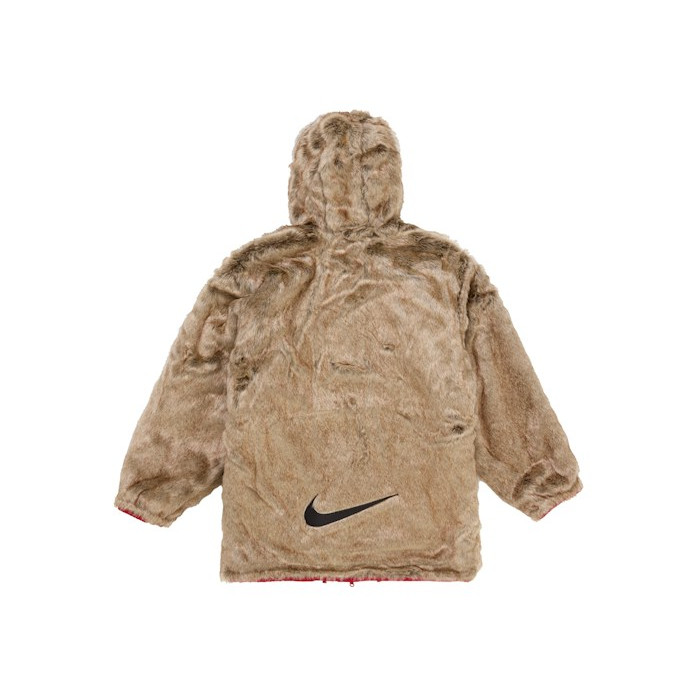 Парка Supreme Nike Faux Fur Reversible Parka Red Парка Supreme Nike Faux Fur Reversible Parka Red