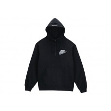 Supreme Nike Half Zip Hooded Sweatshirt Black