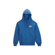 Supreme Nike Half Zip Hooded Sweatshirt Blue