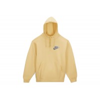 Supreme Nike Half Zip Hooded Sweatshirt Pale Yellow