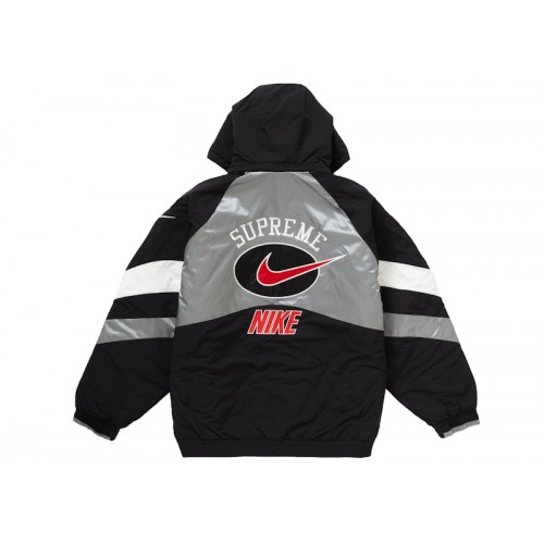 Supreme Nike Hooded Sport Jacket Silver