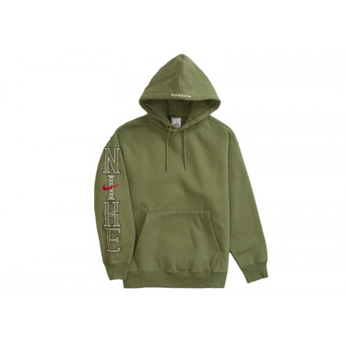 Оригинальный шмот Supreme Nike Hooded Sweatshirt Olive