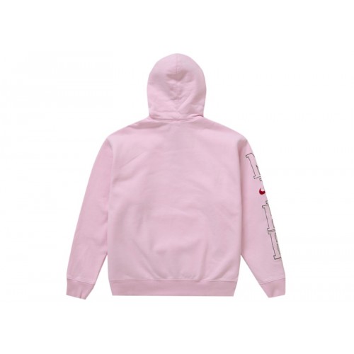 Оригинальный шмот Supreme Nike Hooded Sweatshirt Light Pink