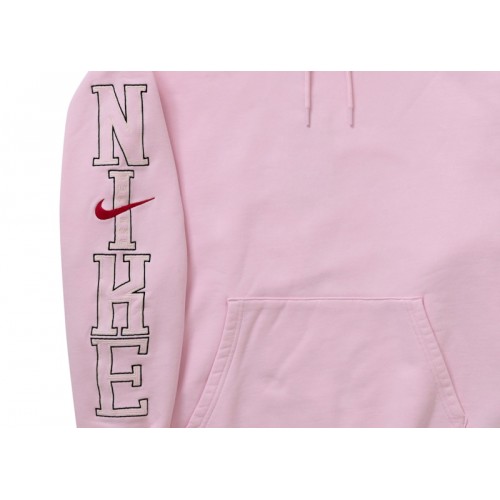 Оригинальный шмот Supreme Nike Hooded Sweatshirt Light Pink