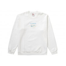 Supreme Nike Jewel Crewneck White