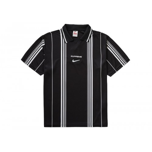 Supreme Nike Jewel Stripe Soccer Jersey Black