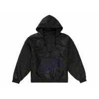 Supreme Nike Leather Anorak Black
