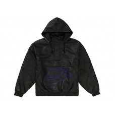 Supreme Nike Leather Anorak Black