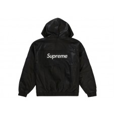 Supreme Nike Leather Anorak Black