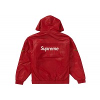 Supreme Nike Leather Anorak Red