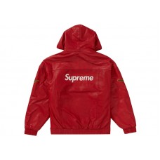 Supreme Nike Leather Anorak Red