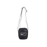 Supreme Nike Leather Shoulder Bag Black