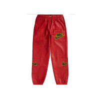 Supreme Nike Leather Warm Up Pant Red