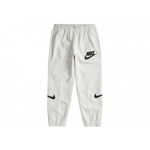 Supreme Nike Leather Warm Up Pant White