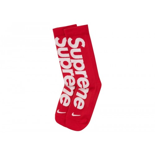 Supreme Nike Lightweight Crew Socks Red