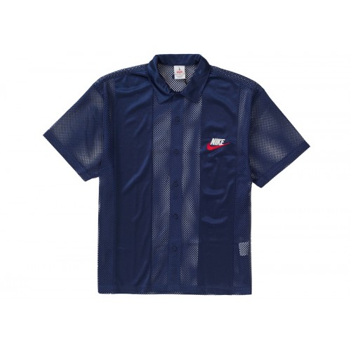Supreme Nike Mesh S/S Shirt Navy