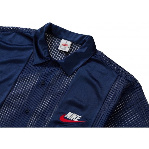 Supreme Nike Mesh S/S Shirt Navy