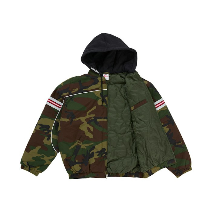 Куртка Supreme Nike Nylon Hooded Jacket Woodland Camo Куртка Supreme Nike Nylon Hooded Jacket Woodland Camo