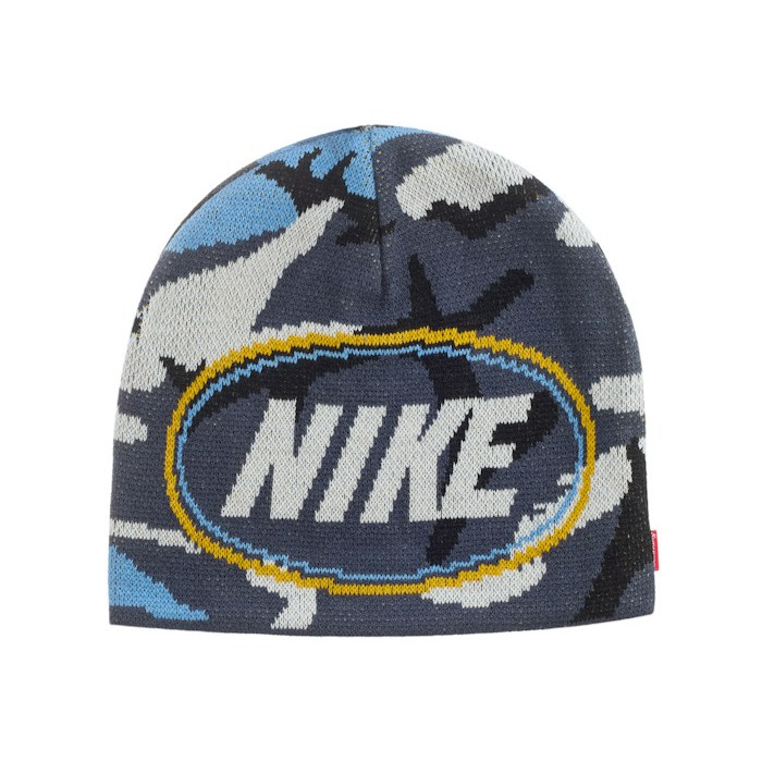 Шапка Supreme Nike Oval Beanie (FW26) Blue Camo Шапка Supreme Nike Oval Beanie (FW26) Blue Camo