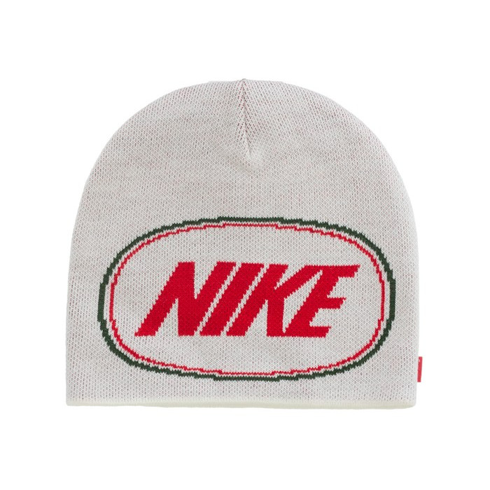 Шапка Supreme Nike Oval Beanie (FW26) White Шапка Supreme Nike Oval Beanie (FW26) White