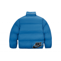 Supreme Nike Reversible Puffy Jacket Blue