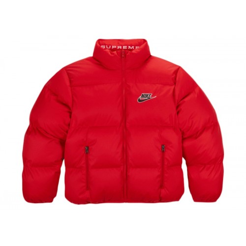 Supreme Nike Reversible Puffy Jacket Red