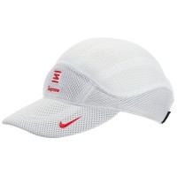 Supreme Nike Shox Running Hat White