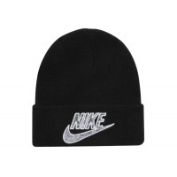 Supreme Nike Snakeskin Beanie Black